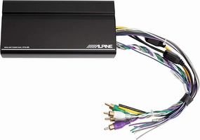 Alpine KTA-450 4-Channel Power Pack Amplifier with Dynamic Peak Power 45W RMS x 4, at 2 Or 4 Ohms power amplifier,stereo amp,hi-fi power amp,