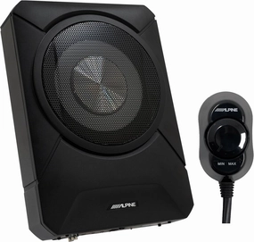 Alpine PWE-S800 8" Compact Powered Subwoofer Enclosure audiophile subwoofer,active subwoofer,low frequency speaker,