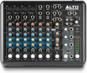 ALTO TrueMix 800FX audio Mixer with 4 XLR Mic Ins, USB Audio Interface and Bluetooth for Podcasting, Live Performance, Recording, DJ, Mac and PC audio interface,USB interface,music recording input,