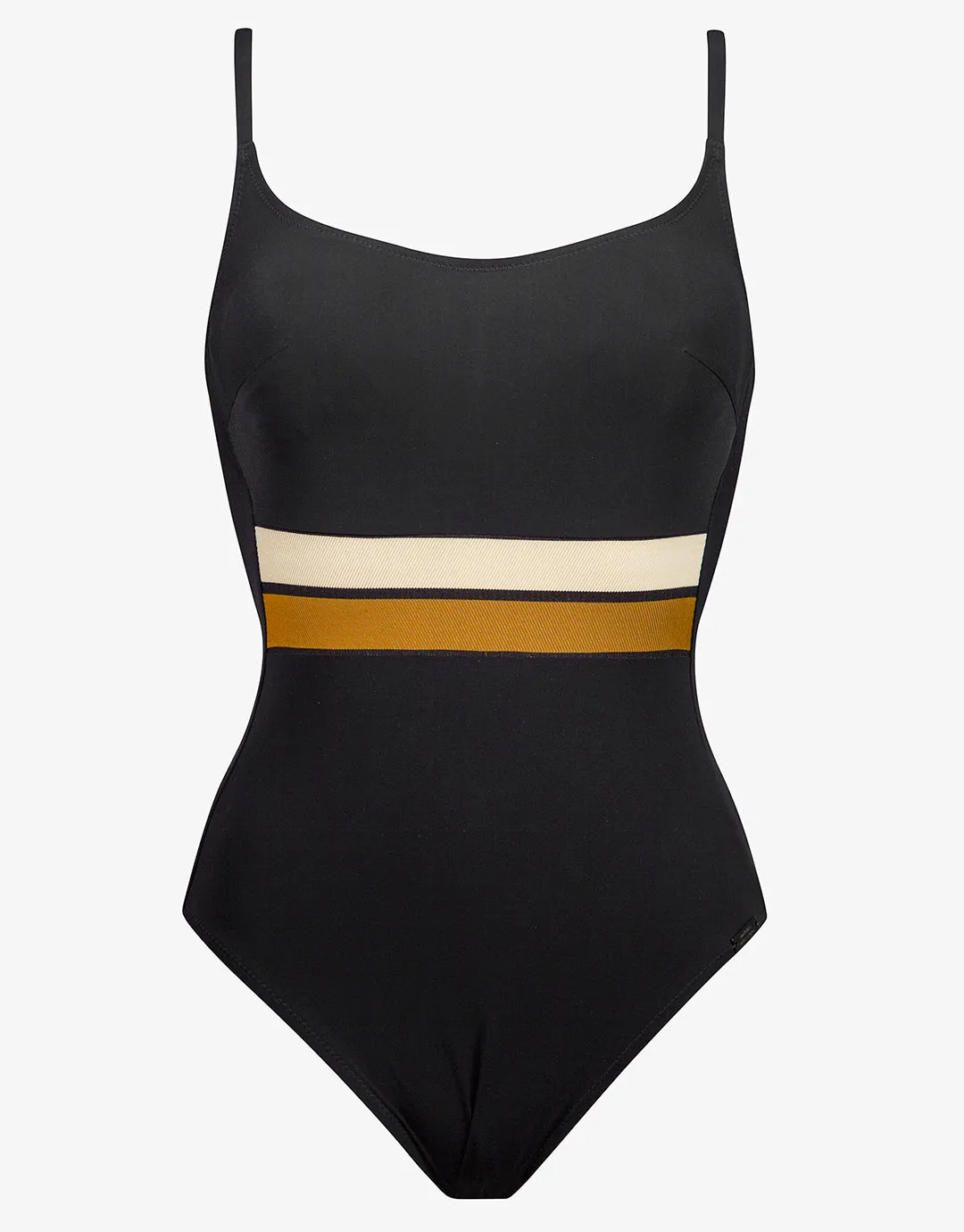 Antagonist Underwired Swimsuit - Black Sand Caramel