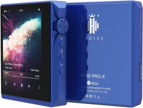 AP80 Pro-X MP3 Player with Bluetooth, Support Lossless Digital Music, DAP Portable, Dual ESS9219C Dac Chips, Hi-Res, for HiFi Music Blue hi-res portable player,digital audio player,DAP lossless,