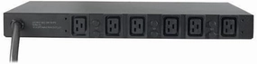 APC Rack Mount PDU, Basic 200V-240V/50A Three-Phase PDU, (6) Outlets, 1U Horizontal Rackmount (AP7516) rackmount gear,audio rack equipment,studio rackmounts,