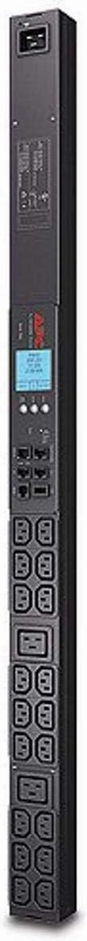 APC Rack Mount PDU, Metered 100V-240V/30A, (42) Outlets, 0U Vertical Rackmount (AP8858NA3) rackmount gear,audio rack equipment,studio rackmounts,