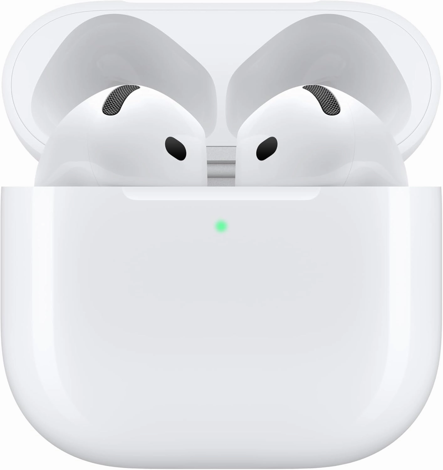 Apple AirPods 4 Wireless Earbuds, Bluetooth Headphones, with Active Noise Cancellation, Adaptive Audio, Transparency Mode, Personalized Spatial Audio, USB-C Charging Case, Wireless Charging, H2 Chip