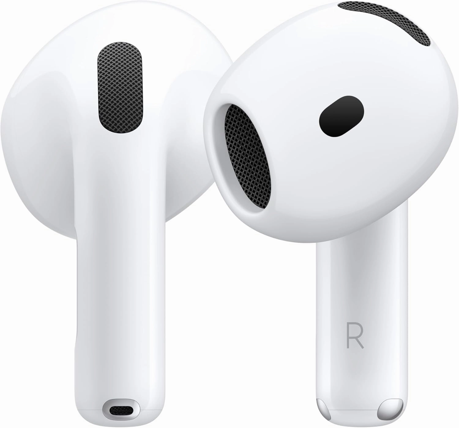 Apple AirPods 4 Wireless Earbuds, Bluetooth Headphones, with Active Noise Cancellation, Adaptive Audio, Transparency Mode, Personalized Spatial Audio, USB-C Charging Case, Wireless Charging, H2 Chip noise cancelling headphones,ANC headphones,travel headpho