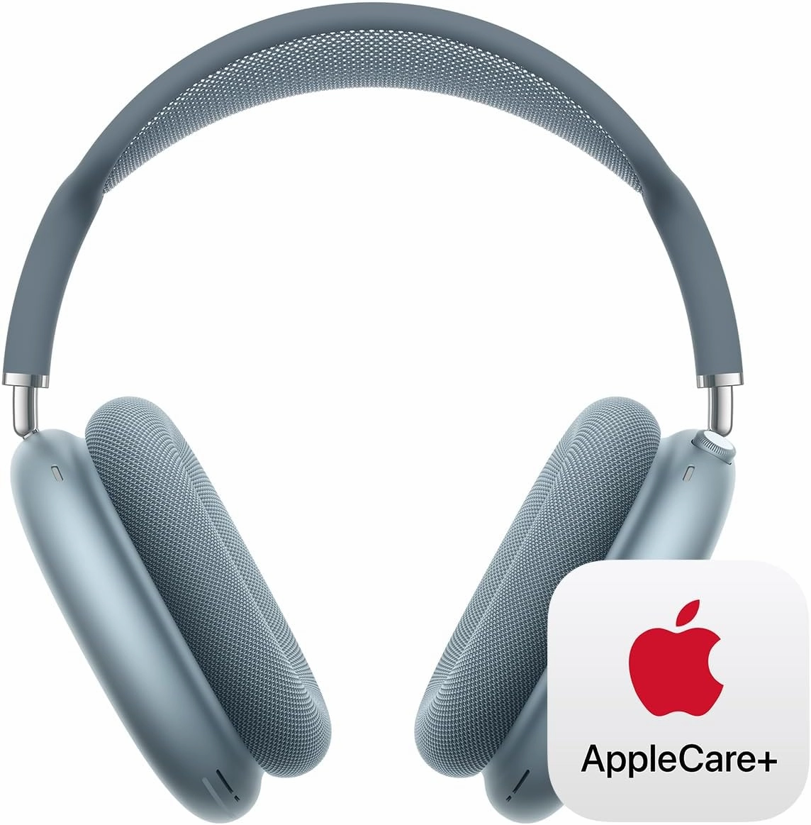 Apple AirPods Max Wireless Over-Ear Headphones, Pro-Level Active Noise Cancellation, Transparency Mode, Personalized Spatial Audio - Blue with AppleCare  (2 Years) over-ear headphones,closed back headphones,wireless studio cans,