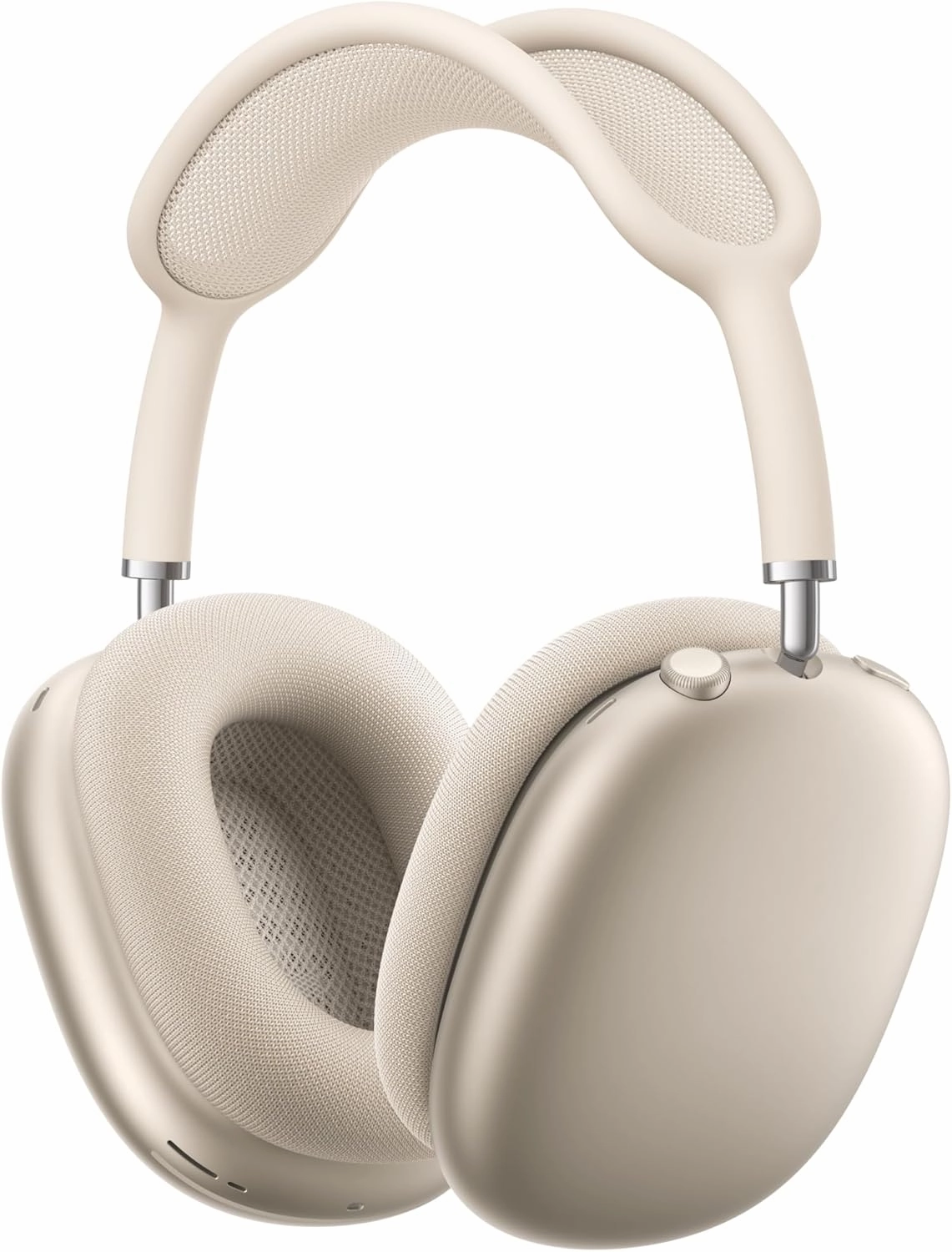 Apple AirPods Max Wireless Over-Ear Headphones, Pro-Level Active Noise Cancellation, Transparency Mode, Personalized Spatial Audio - Starlight with AppleCare  (2 Years)