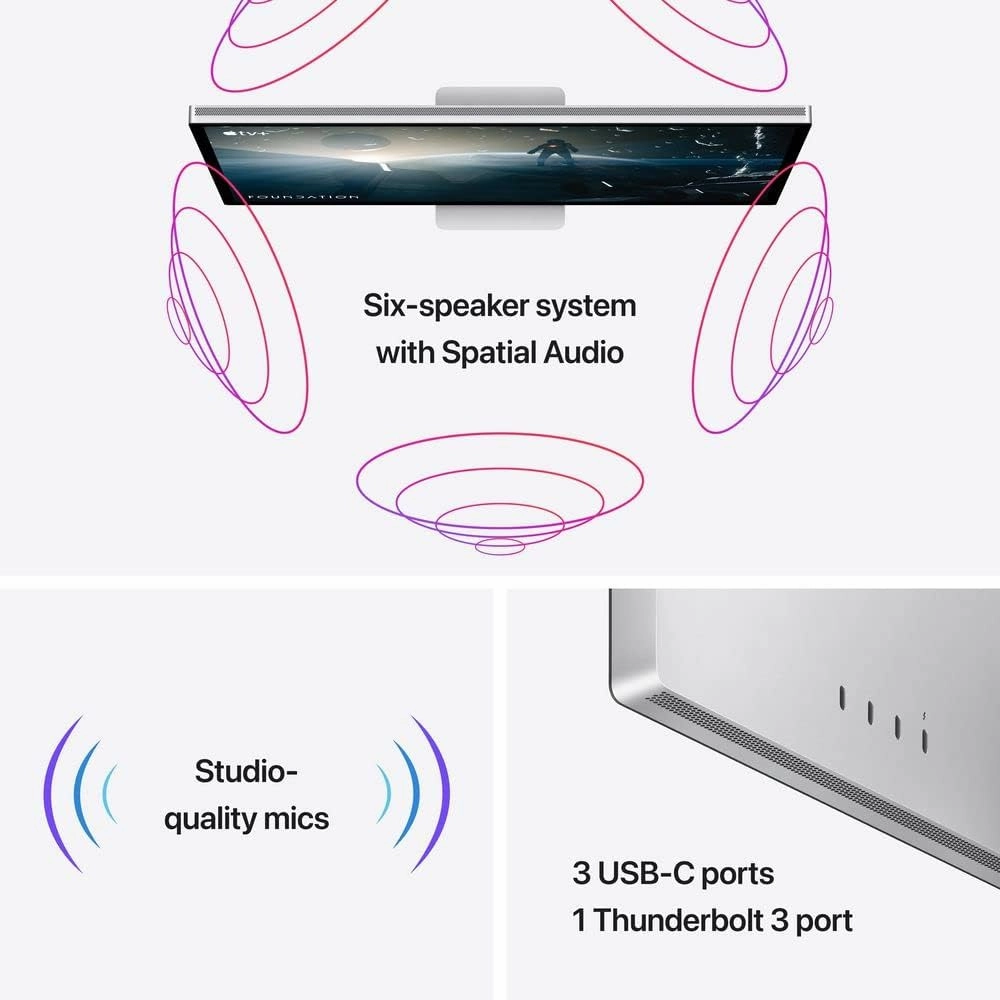 Apple Studio Display - Standard Glass - Tilt-Adjustable Stand 