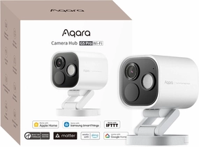 Aqara 4MP Camera Hub G5 Pro WiFi, True Color Night Vision Security Camera Outdoor, 2.4/5Ghz WiFi, HomeKit Secure Video, Thread Border Router, Local Detection, Thread/Zigbee, Supports Alexa,Google Home smart audio hub,voice control speaker,Alexa compatible 