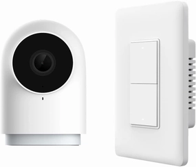 Aqara Security Camera Hub Indoor G2H Pro Plus Aqara Smart Light Switch (No Neutral, Double Rocker) 1080p HD HomeKit Indoor Camera, Night Vision, Two-Way Audio, Zigbee Hub, Plug-in Cam smart audio hub,voice control speaker,Alexa compatible audio,