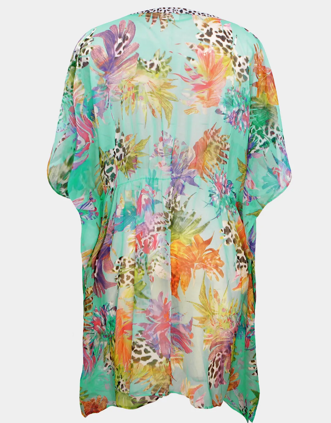 Aquarius Fantasy Beach Tunic - Aqua