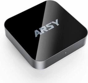 ARSY Ne-2 New Version Streaming Music Receiver, Airplay 2 Receiver, WiFi Audio Streamer Stream Hi-Res Audio from Spotify, Tidal, Roon and More wireless audio bridge,Bluetooth transmitter,WiFi audio link,