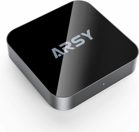 ARSY Ne-2 Streaming Music Receiver, Airplay 2 Receiver, WiFi Streamer, Wireless Audio Receiver Stream Hi-Res Audio from Spotify, Tidal, Roon and More wireless audio bridge,Bluetooth transmitter,WiFi audio link,