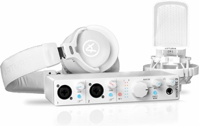 Arturia MiniFuse Recording Pack  USB Audio Interface Bundle with Condenser Microphone, Headphones, and Creative Software for Recording, Streaming, and Podcasting audio interface,USB interface,music recording input,