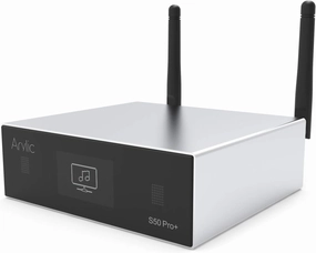 Arylic Up2stream S50 Pro , Receiver Audio WiFi e Bluetooth,Preamplifier aptX HD con ESS Sabre Dac AKM ADC Multiroom/multizone, Ricevitore Stereo Wireless con AirPlay, Spotify, Internet Radio DAC,USB audio converter,digital to analog converter,
