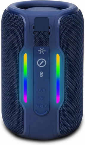 AT&T Essentials Waterproof Bluetooth Speaker Portable Wireless Blue Uses for Home, Kitchen, Outdoor wireless speakers,portable Bluetooth speaker,multiroom speaker,