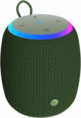 AT&T Professional Series 15W Bluetooth Speaker Green Premium Wireless Audio Compact Design Portable Speaker for Home, Kitchen, Outdoor wireless speakers,portable Bluetooth speaker,multiroom speaker,