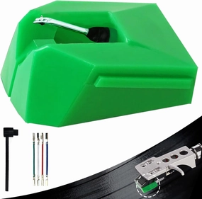 AT-VMN95E Replacement Stylus, Compatible with Audio-Technica AT-LP120X-USB Record Player, for VM95E Cartridge,Includes Turntable Lead Wires, Stylus Brush, (Not For LP120-USB)2025 turntable cartridge,phono cartridge,MM MC stylus,