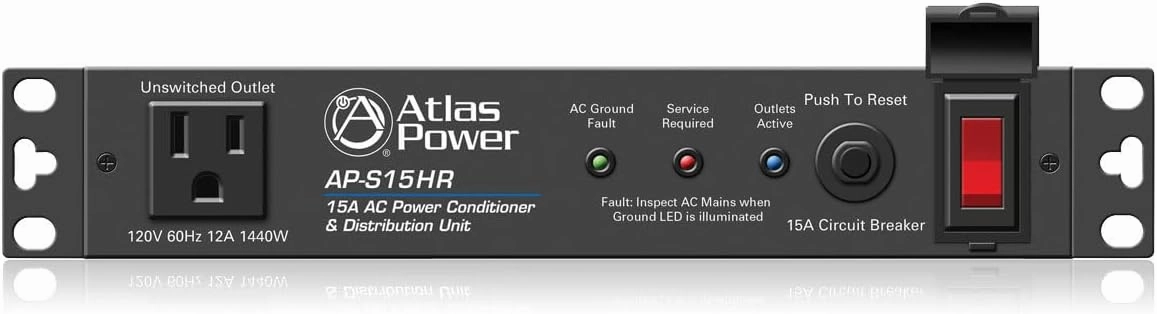 AtlasIED AP-S15HR 15A Half-rack Power Conditioner audio rack,hi-fi component stand,media shelf,