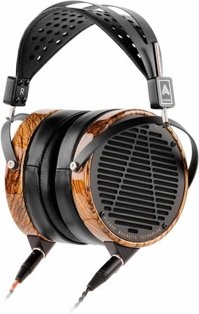 Audeze LCD-3 Planar Magnetic Over-Ear Headphones with Carrying Case (Zebrano, Leather-Free) over-ear headphones,closed back headphones,wireless studio cans,