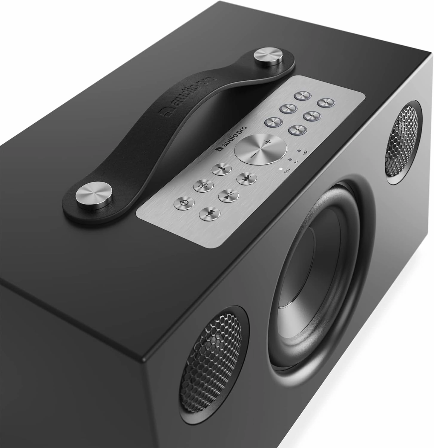 Audio Pro C5 MK II WiFi Speaker, Compact HiFi Stereo System, Wireless Speaker, WiFi, AirPlay 2, Chromecast, Spotify Connect, Black