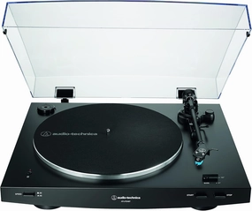 Audio Techica AT-LP3XBT-BK Bluetooth Turntable Belt Drive Fully Automatic 33/45 (Black) belt-drive turntable,vinyl record player,audiophile turntable,