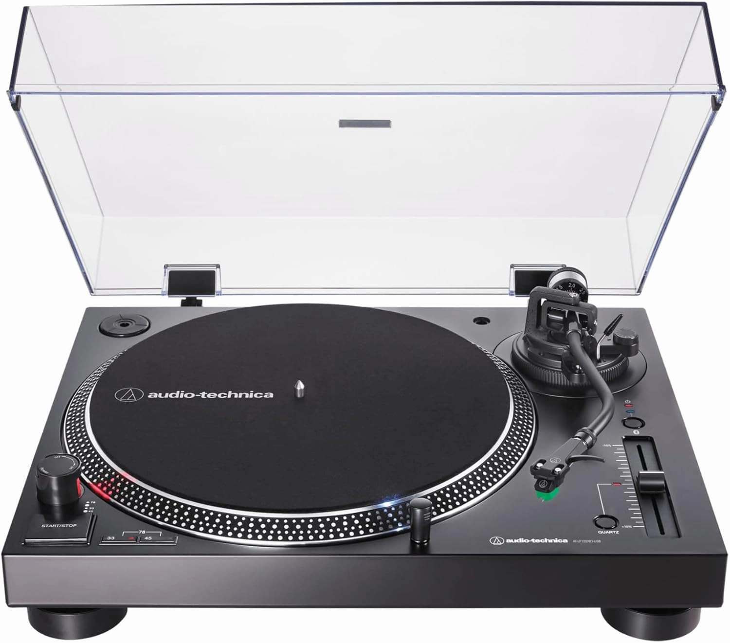 Audio-Technica AT-LP120XBT-USB-BK Wireless Direct-Drive Turntable, Black belt-drive turntable,vinyl record player,audiophile turntable,