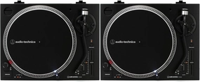 Audio-Technica AT-LP120XUSB-BK Direct Drive Turntable with USB Pair - Black direct-drive turntable,DJ turntable,hi-torque vinyl deck,