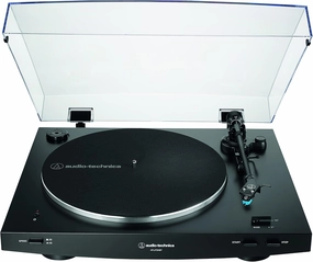 Audio Technica AT-LP3XBT-BK Bluetooth Turntable Belt Drive Fully Automatic 33/45 (Black) (Renewed) belt-drive turntable,vinyl record player,audiophile turntable,