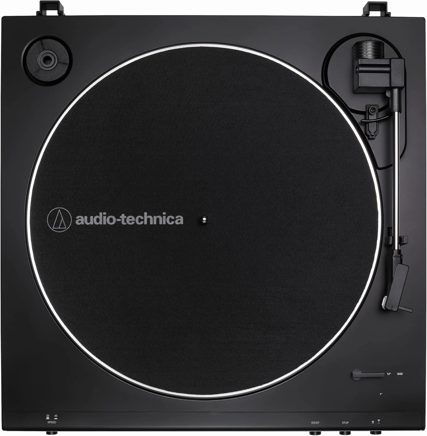 Audio-Technica AT-LP60X-BK Fully Automatic Belt-Drive Stereo Turntable, Black, Hi-Fidelity, Plays 33 -1/3 and 45 RPM Vinyl Records, Dust Cover, Anti-Resonance, Die-Cast Aluminum Platter