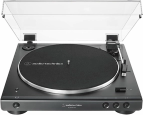 Audio-Technica AT-LP60XBT-USB-BK Fully Automatic Belt-Drive Stereo Turntable with Bluetooth and USB belt-drive turntable,vinyl record player,audiophile turntable,