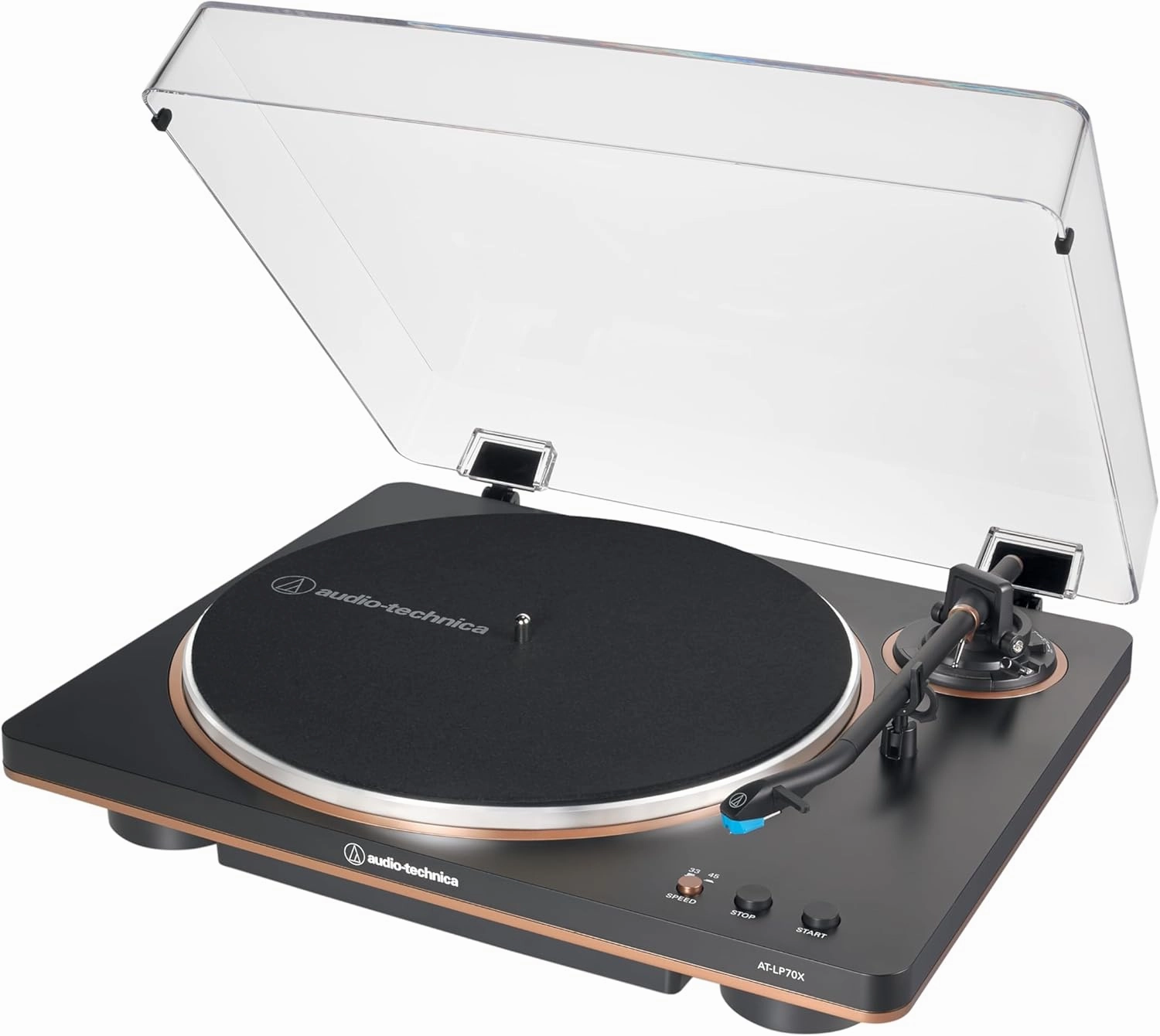 Audio-Technica AT-LP70X Automatic Turntable (Black/Bronze)