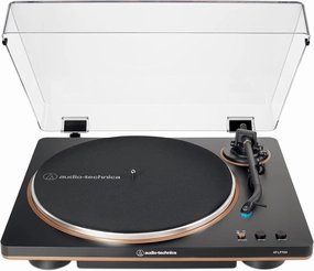 Audio-Technica AT-LP70X Automatic Turntable (Black/Bronze) belt-drive turntable,vinyl record player,audiophile turntable,