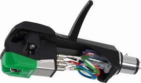 Audio-Technica AT-VM95E/H Turntable Headshell/Cartridge Combo Kit Green turntable cartridge,phono cartridge,MM MC stylus,