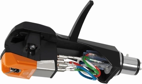 Audio-Technica AT-VM95EN/H Turntable Headshell/Cartridge Combo Kit (Orange) turntable cartridge,phono cartridge,MM MC stylus,