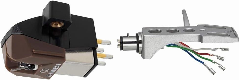 Audio-Technica AT-VM95SH Turntable Cartridge and at-HS1 Universal Headshell for Direct-Drive Turntables direct-drive turntable,DJ turntable,hi-torque vinyl deck,