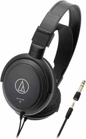 Audio-Technica ATH-AVC200 SonicPro Over-Ear Closed-Back Dynamic Headphones - 1/8", Black over-ear headphones,closed back headphones,wireless studio cans,
