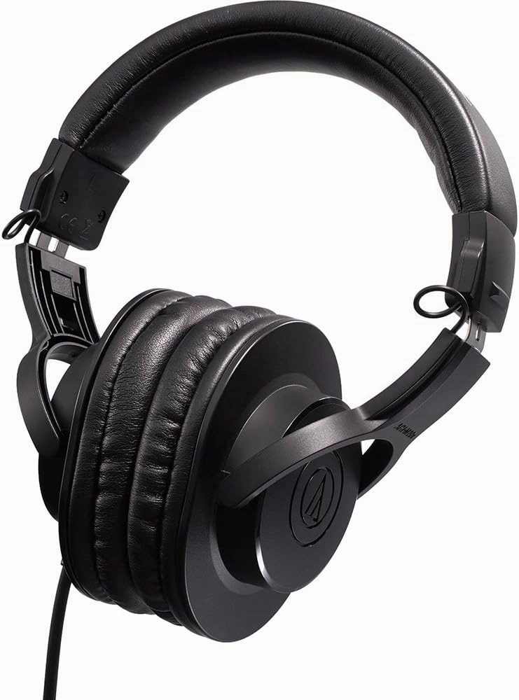 Audio-Technica ATH-M20x Professional Studio Monitor Headphones, Black (AUD ATHM20X)