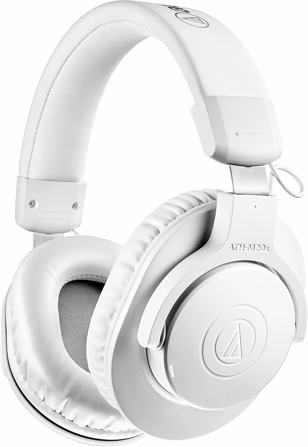 Audio-Technica ATH-M20xBTWH Wireless Over-Ear Headphones,White studio monitors,nearfield speakers,mixing reference monitors,