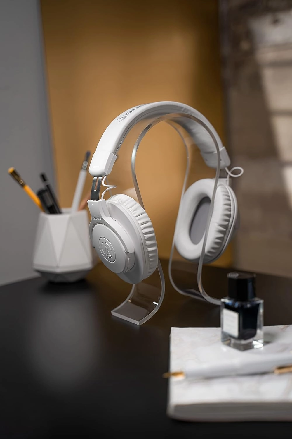 Audio-Technica ATH-M20xBTWH Wireless Over-Ear Headphones,White