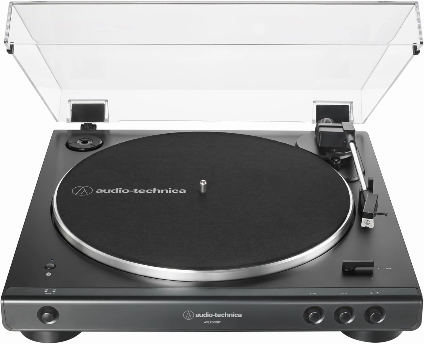 Audio-Technica ATLP60XBTBK P2 Turntable Speaker Pack, Black direct-drive turntable,DJ turntable,hi-torque vinyl deck,
