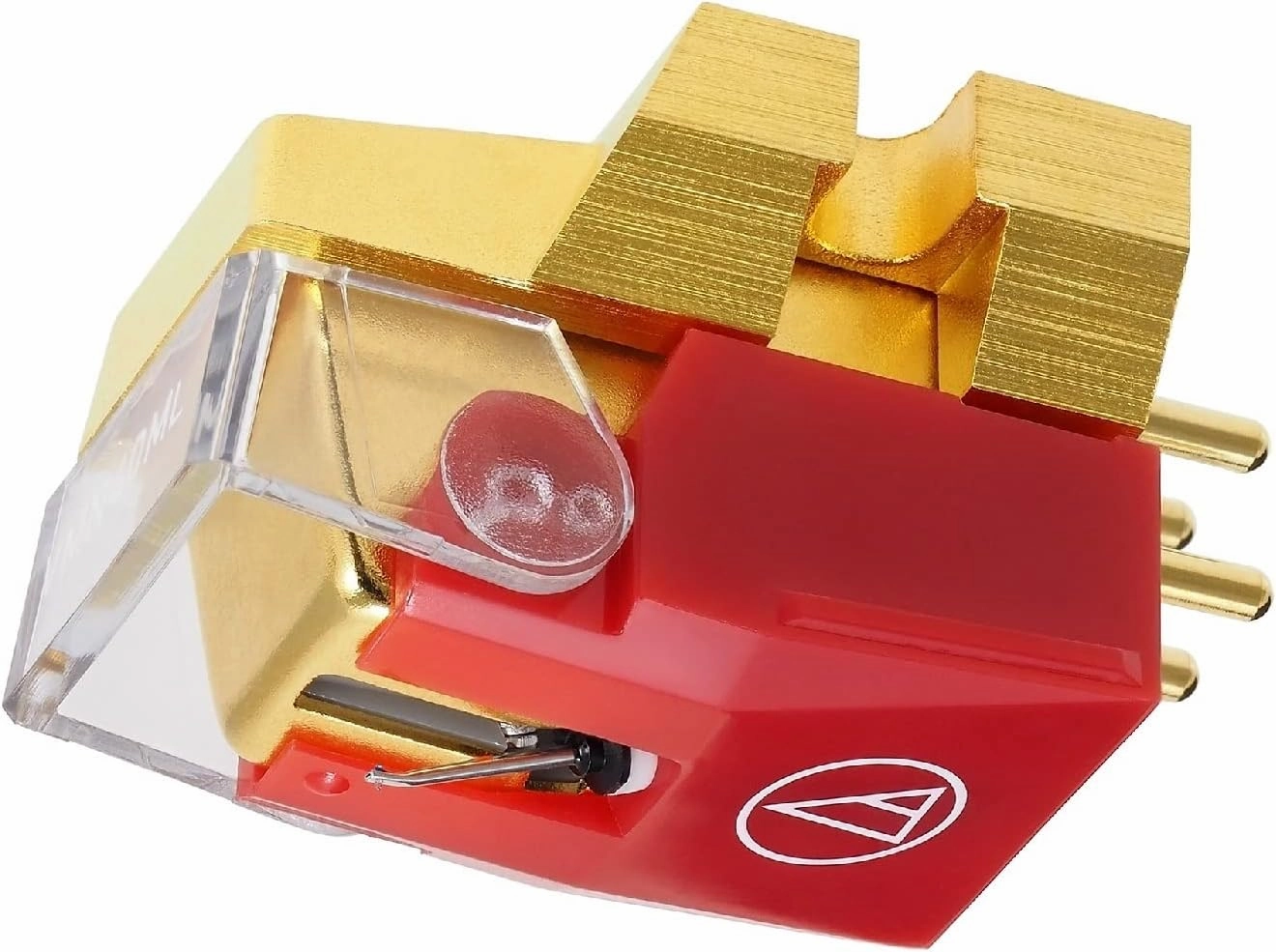 Audio-Technica VM740ML MicroLine Dual Moving Magnet Stereo Turntable Cartridge, Red turntable cartridge,phono cartridge,MM MC stylus,