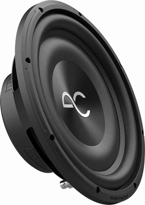 AudioControl Space Series Low-Profile Shallow-Mount Slim Car Audio 10" Subwoofer, Premium High Fidelity, 400 Watt RMS/600 Watt Max, Single 4 Ohm (Black) audiophile subwoofer,active subwoofer,low frequency speaker,