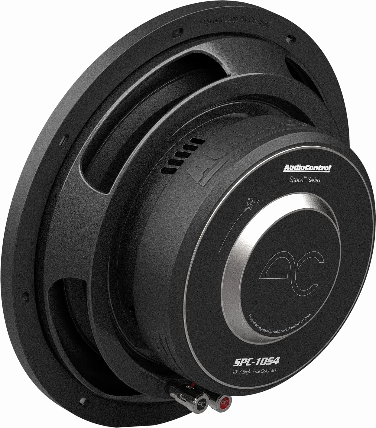 AudioControl Space Series Low-Profile Shallow-Mount Slim Car Audio 10" Subwoofer, Premium High Fidelity, 400 Watt RMS/600 Watt Max, Single 4 Ohm (Black)
