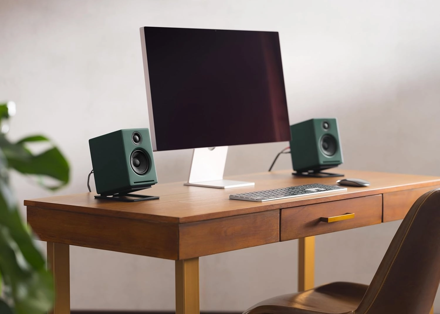 Audioengine A2  Desktop 24 Bit Limited Edition Wireless Bluetooth Desktop Speakers - 60W Computer Speakers for Music and Gaming
