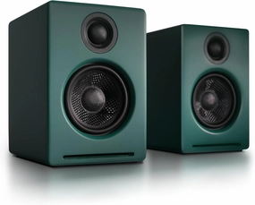 Audioengine A2  Desktop 24 Bit Limited Edition Wireless Bluetooth Desktop Speakers - 60W Computer Speakers for Music and Gaming bookshelf speakers,compact stereo speakers,hi-fi shelf speakers,