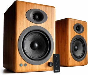 Audioengine A5  Wireless Bluetooth Bookshelf Speakers - Premium 150W Stereo Speakers for Music, Gaming, Turntables, Home Theater Systems - Powerful Studio Monitors studio monitors,nearfield speakers,mixing reference monitors,