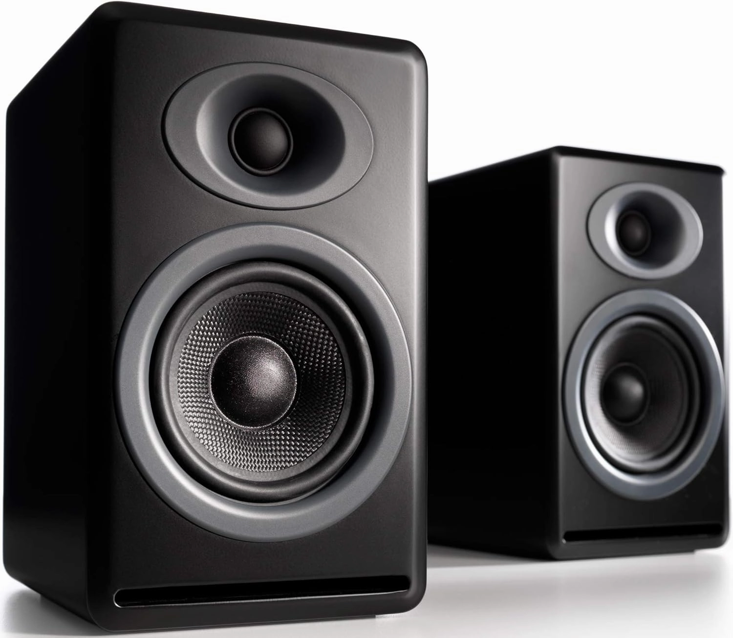 Audioengine P4 Passive Bookshelf Speakers | Home Stereo High-Performing 2-Way Desktop Speakers (Black) bookshelf speakers,compact stereo speakers,hi-fi shelf speakers,
