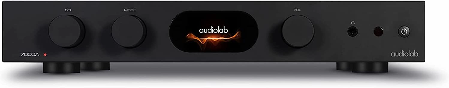 Audiolab 7000A - Integrated Amplifier (Aluminum Black) integrated amplifier,stereo receiver,hi-fi amp combo,