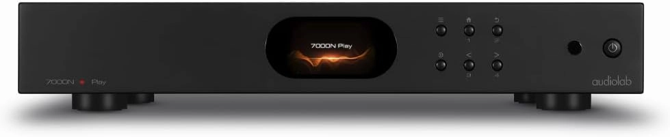 Audiolab 7000N Play - Wireless Audio Streaming Player (Aluminum Black) network audio player,digital streamer,audio file player,
